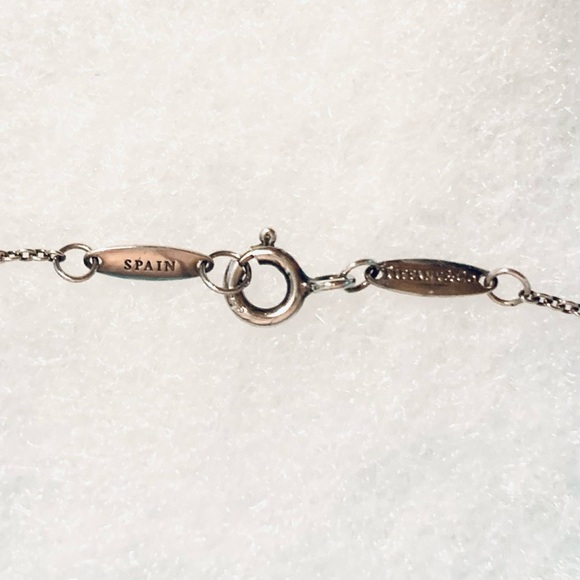 TIFFANY & CO. Diamonds by the Yard Single Diamond Pendant (Sterling Silver) - Picture 3 of 6